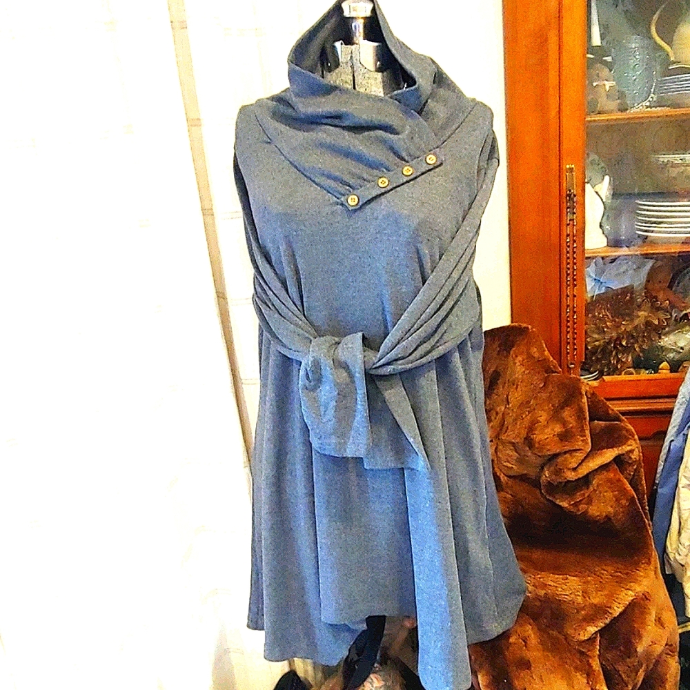 Grey Cestyle Tunic Super Soft X-Lg